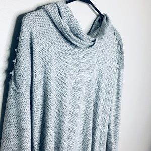 Knox Rose Grey Sweater Small